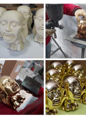 厂家直供印第安纳琼斯黄金生育偶像树脂工艺品摆件桌面迷你雕像
