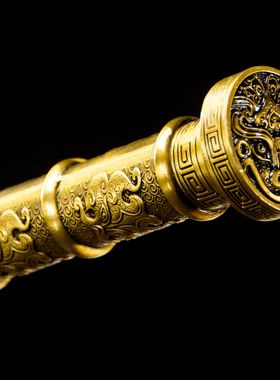 龙泉市刀剑手工锻打高锰钢秦汉剑