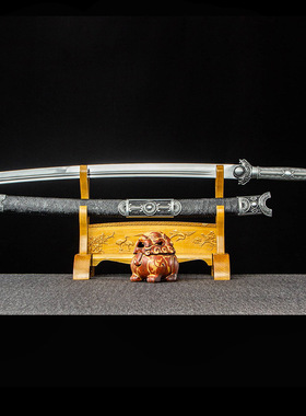 龙泉绣春刀手工锻打一体高锰钢唐