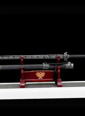 龙泉市刀剑睚眦唐横刀一体锰钢