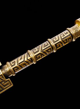 龙泉市刀剑影视高锰钢六面春秋