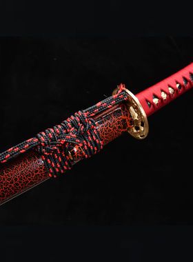 龙泉刀剑宝剑纯铜装20寸T10烧刃