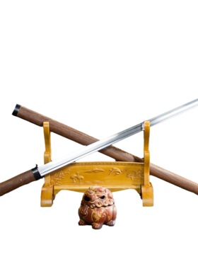 龙泉市刀剑高锰钢素装唐横刀一体