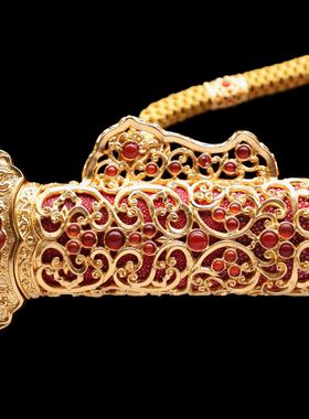 龙泉市刀剑自炼钢一体传统唐横刀