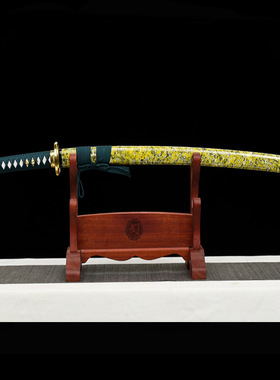 日式手工一体锻打武士刃练习刀