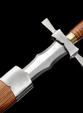 罗马剑花纹钢一体欧式西洋剑影视