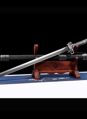 唐横刀高锰钢一体锻打绣春刀镇宅