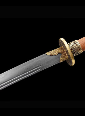 龙泉市刀剑花纹钢清腰刀唐横刀