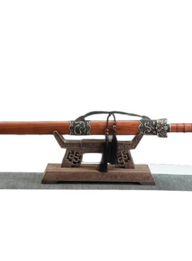 龙泉市刀剑花纹钢越王战剑一体