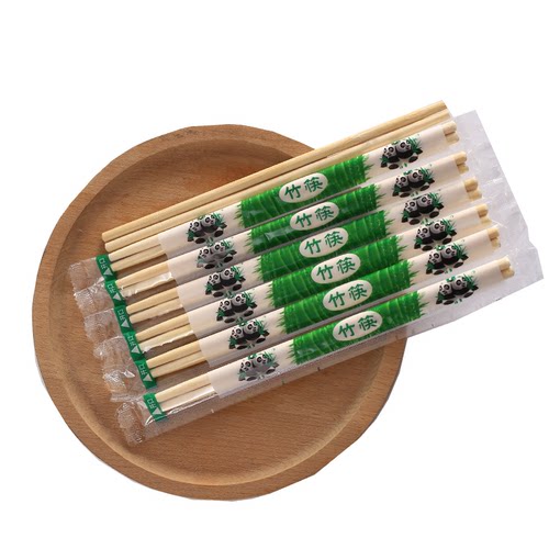 一次性筷子独立包装外卖快餐食品级商家用打包筷卫生加粗加长竹筷 - 图3