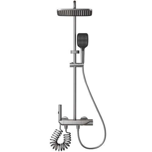 九牧王家用淋浴花洒套装数显恒温卫生间洗澡增压自动控温质感精铜 - 图3