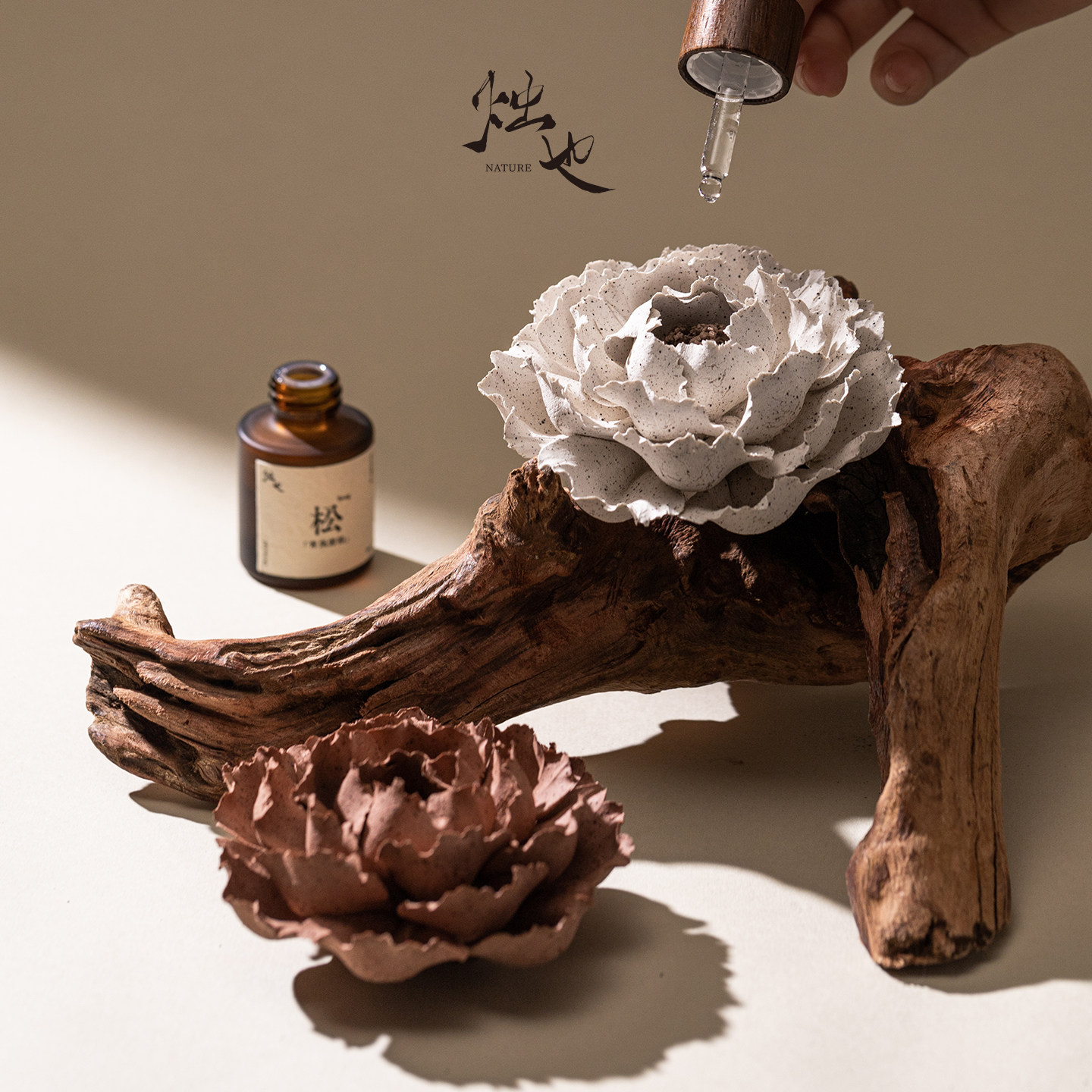 烛也景德镇非遗手捏陶瓷花线香插香底座家居摆件中式扩香精油香薰,淘宝优惠券,粉丝福利购,淘宝优惠卷