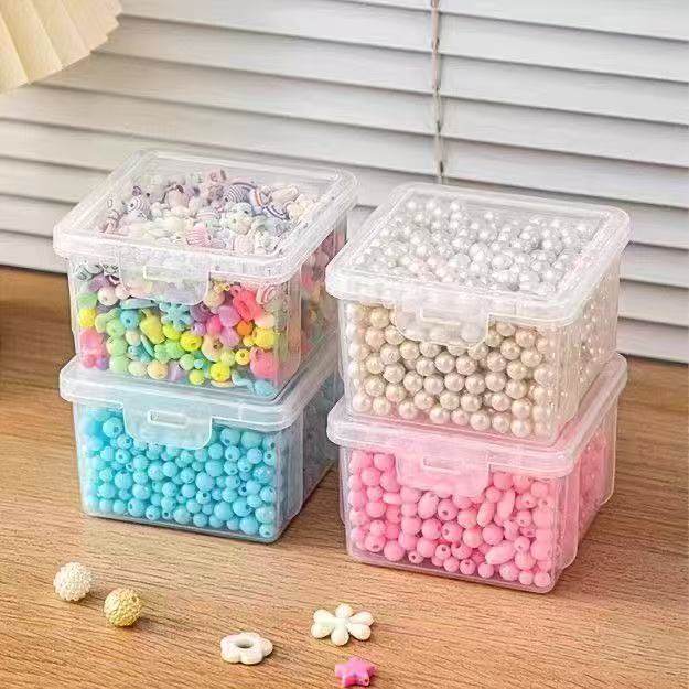 PP透明收纳盒铅笔文具收纳带盖透明大容量收纳高颜值家用便携放置,淘宝优惠券,粉丝福利购,淘宝优惠卷