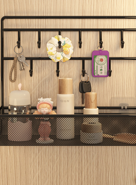 宿舍钥匙置物架寝室创意桌面装饰品摆件入户玄关收纳挂墙整理神器