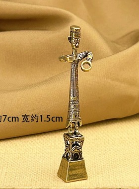 三星堆黄铜摆件大立人像纵目面具神鸟摆件创意礼物纪念品家居摆设