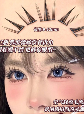 新款上镜向日葵免胶假睫毛