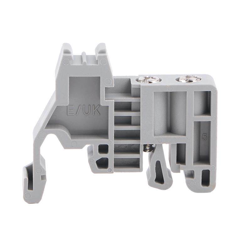 两端EUK接线端子C45导轨固定件 塑料终端堵头紧固座卡扣整包200只 - 图3