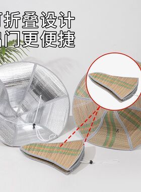 夏季大沿防晒可折叠透气草帽
