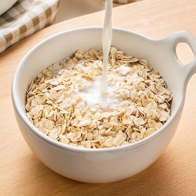 澳洲纯燕麦片2斤1桶原味中老年冲泡即食免煮早餐冲饮代餐速食