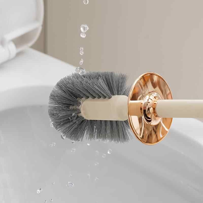 Toilet Brush Household No-Dead Angle Cleaning Artifact 2024 New Bathroom Wall-Mounted Special for Toilet Washing 97369