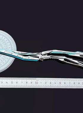 穿越游戏周边火线武器炽芒蝶刃蝴蝶玩具刀破浪逐光甩手道具摆件