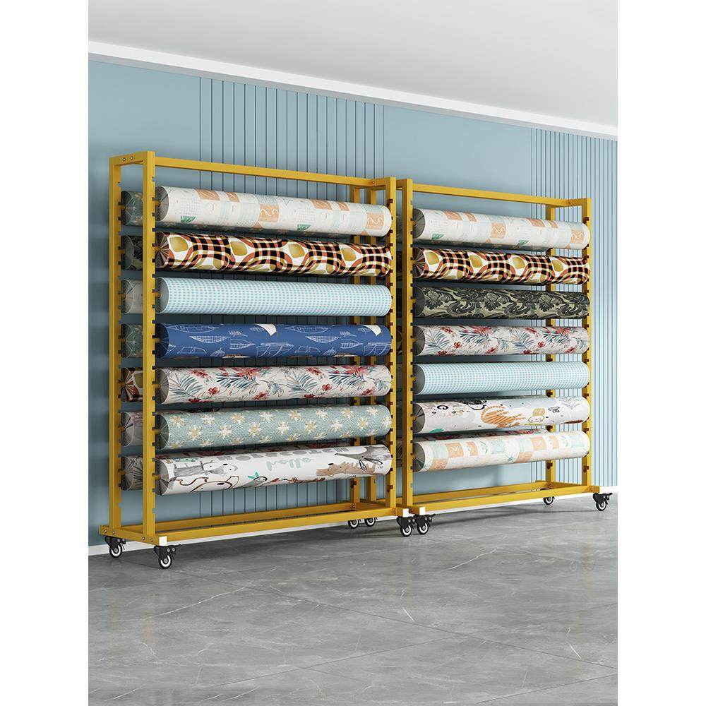 纺织布料展示架中岛架面料色卡移动样布架桌布架皮革架布卷货架,淘宝优惠券,粉丝福利购,淘宝优惠卷