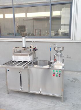 不锈钢小型豆腐机全自动豆腐机械卤水石膏酸浆豆腐设备