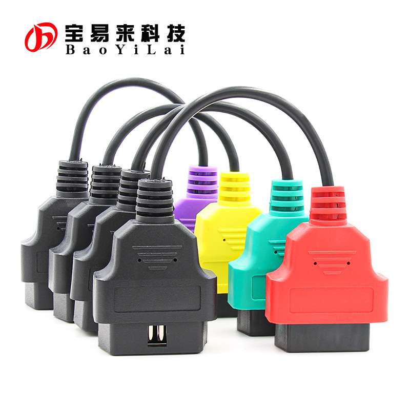 OBD Cable Adaptor1-4 cables for MultiECUScan ABS Airbag 彩线 - 图1