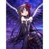 Magical Girl Madoka Demon Akatsuki Homura Figure Cute Wings Beautiful Girl Anime Model Chassis Ornament Gift