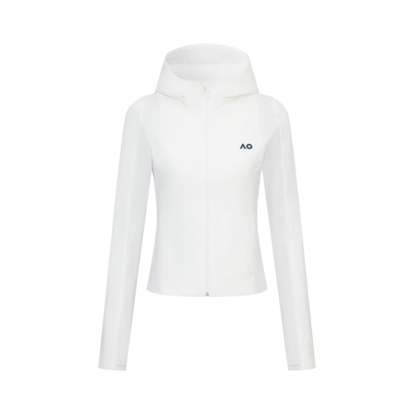 AO澳网25年秋冬新款拼接修身连帽中长款棉服休闲运动棉衣网球服女,淘宝优惠券,粉丝福利购,淘宝优惠卷