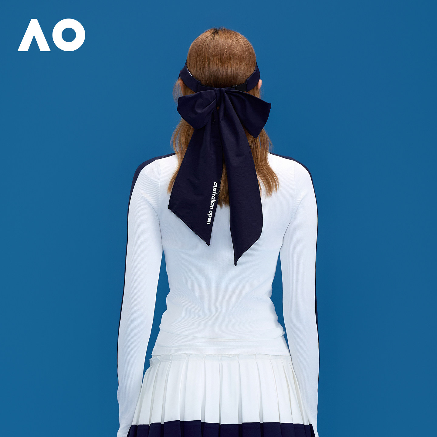 AO澳网撞色半拉长袖运动卫衣女网球服25秋冬新品短款半拉链外套,淘宝优惠券,粉丝福利购,淘宝优惠卷