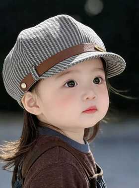 宝宝春秋防晒遮阳帽男童女童八角