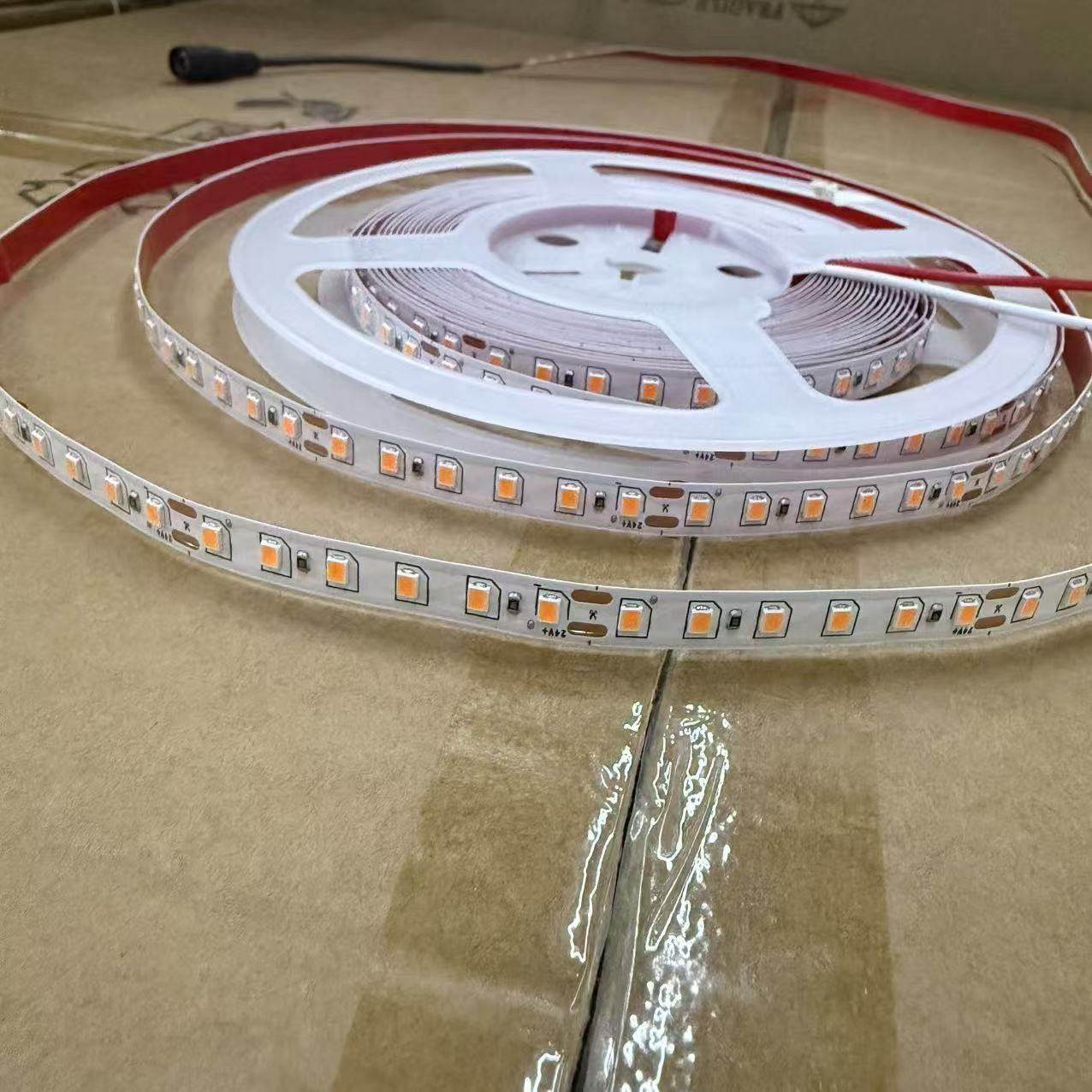 橙黄光led灯带12v24伏橘黄色桔色灯条无暗区高亮超亮灯裸板带背胶,淘宝优惠券,粉丝福利购,淘宝优惠卷