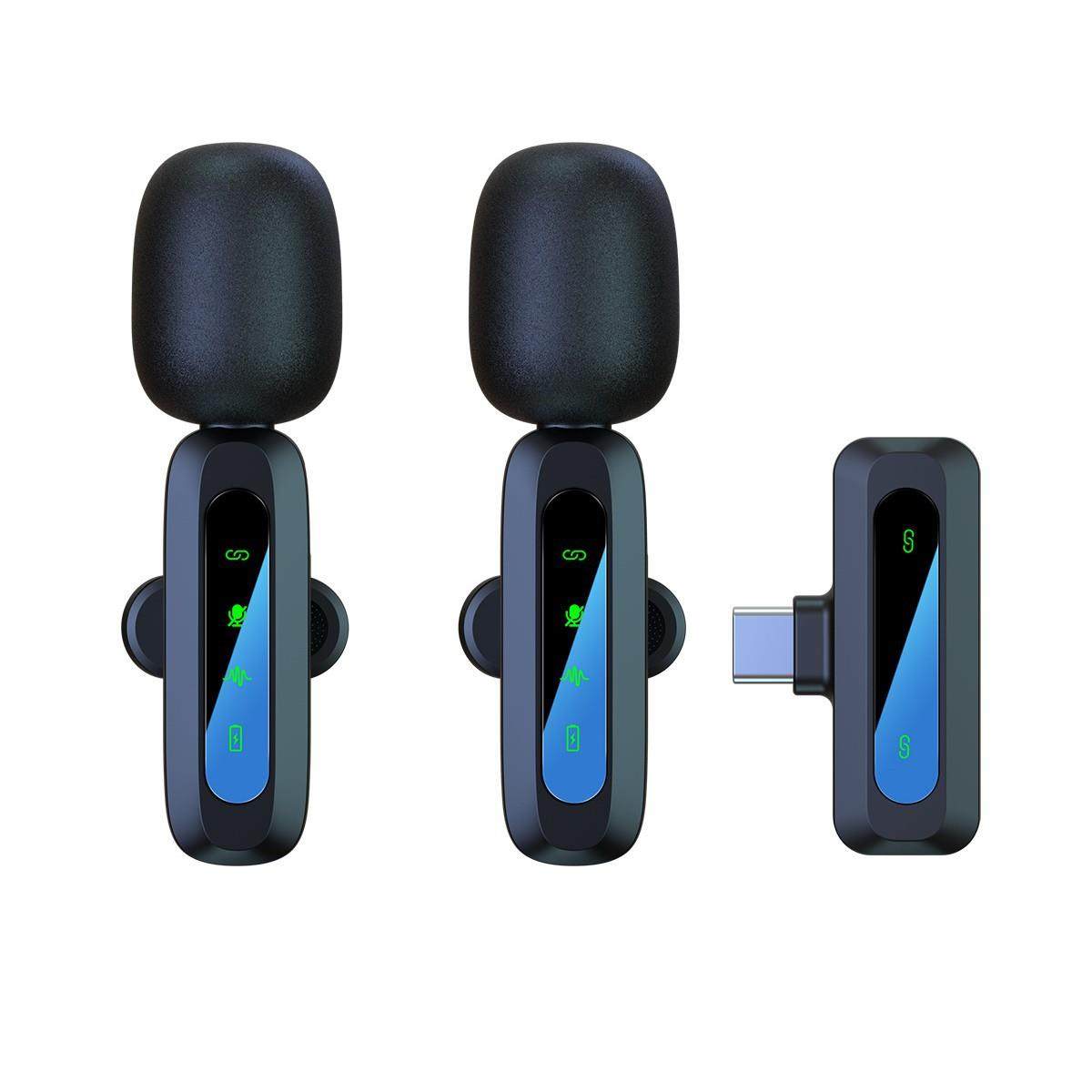 J3新品私模无线领夹式麦克风户外手机直播收音降噪采访小话筒 - 图3