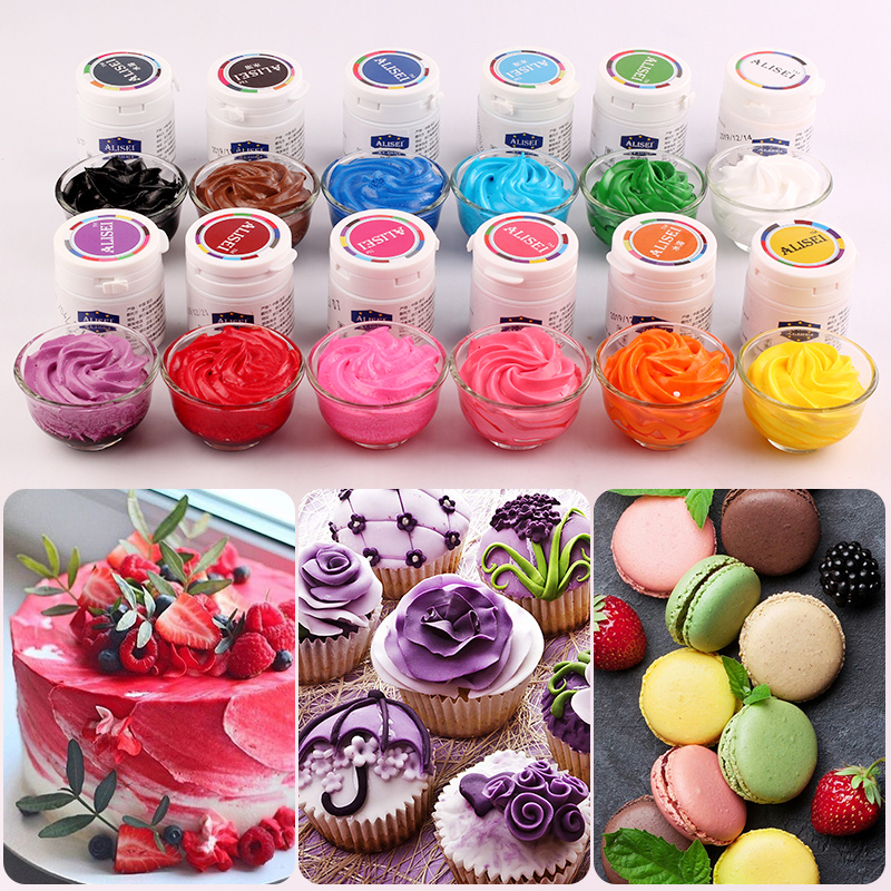 水溶性色粉烘焙可食用色素粉食品级蛋糕奶油裱花调色大红色柠檬黄 - 图2