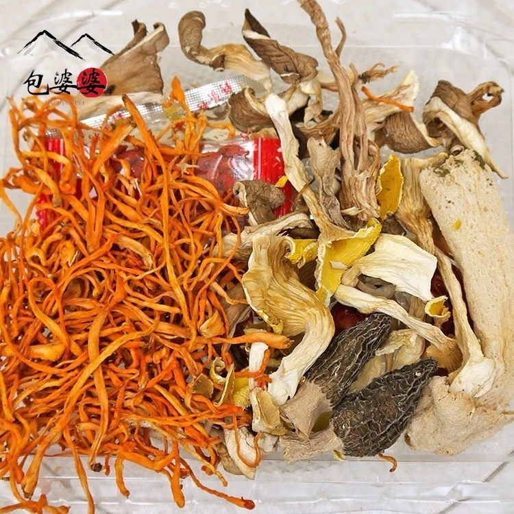 裕泰七彩菌汤包山珍菌菇汤料包60g 云南特产羊肚菌干货家用,淘宝优惠券,粉丝福利购,淘宝优惠卷