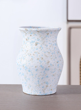 2025北欧创意陶瓷干花瓶轻奢现代插花装饰家居复古水培花器