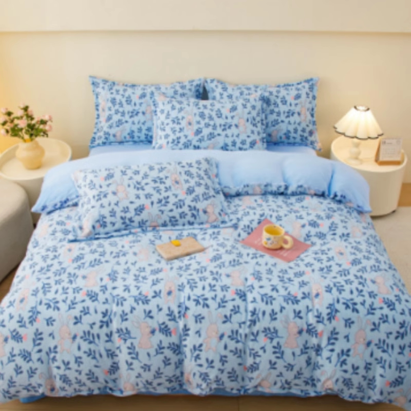 牛奶绒四件套加绒床单被套冬天法兰绒被罩单件水晶绒珊瑚绒四件套