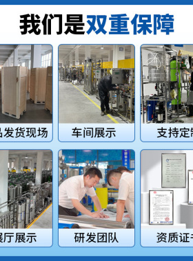 工业水处理设备去离子ro去离子反渗透商用净水器净化水纯水直饮水