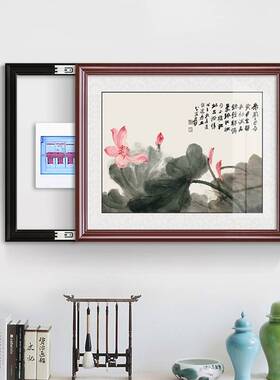 电表箱装饰画空开配电箱电闸盒免打孔推拉家用电源总开关遮挡挂画