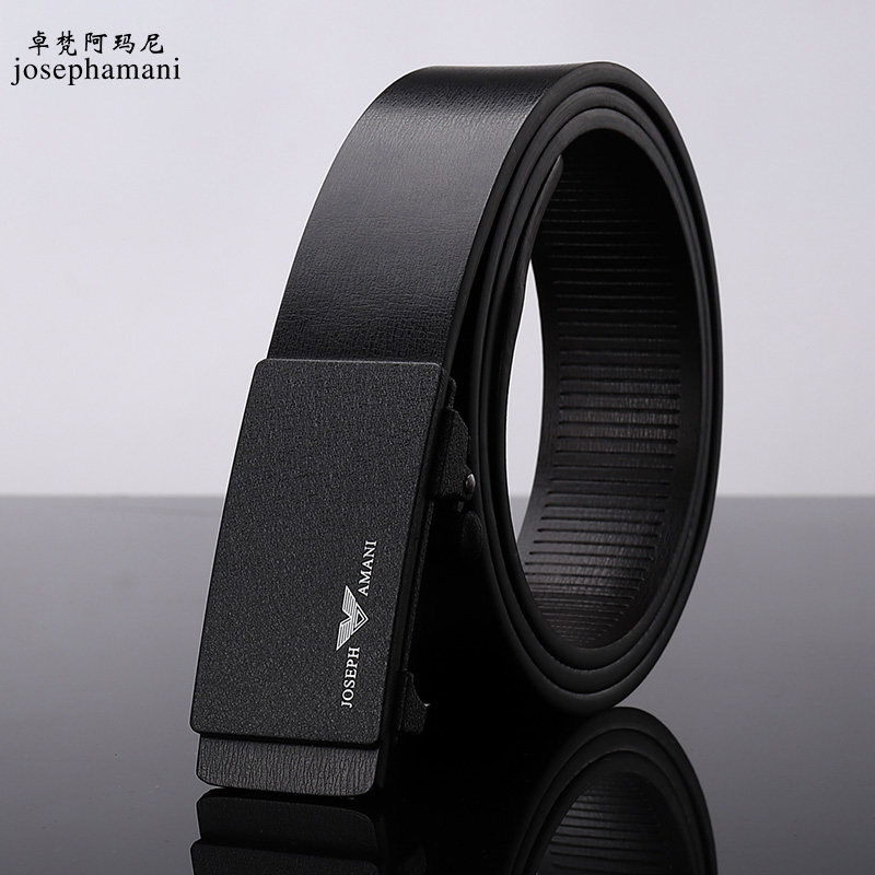 无牙自动扣卓梵阿玛尼正品内扣皮带 起远箱包腰带/皮带/腰链