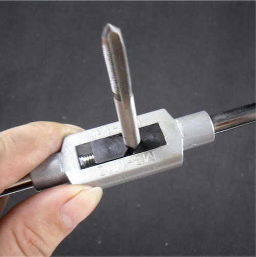 胜达工具24件M5-M12公制丝锥板牙套装合金工具钢攻丝组合丝攻组套 - 图2
