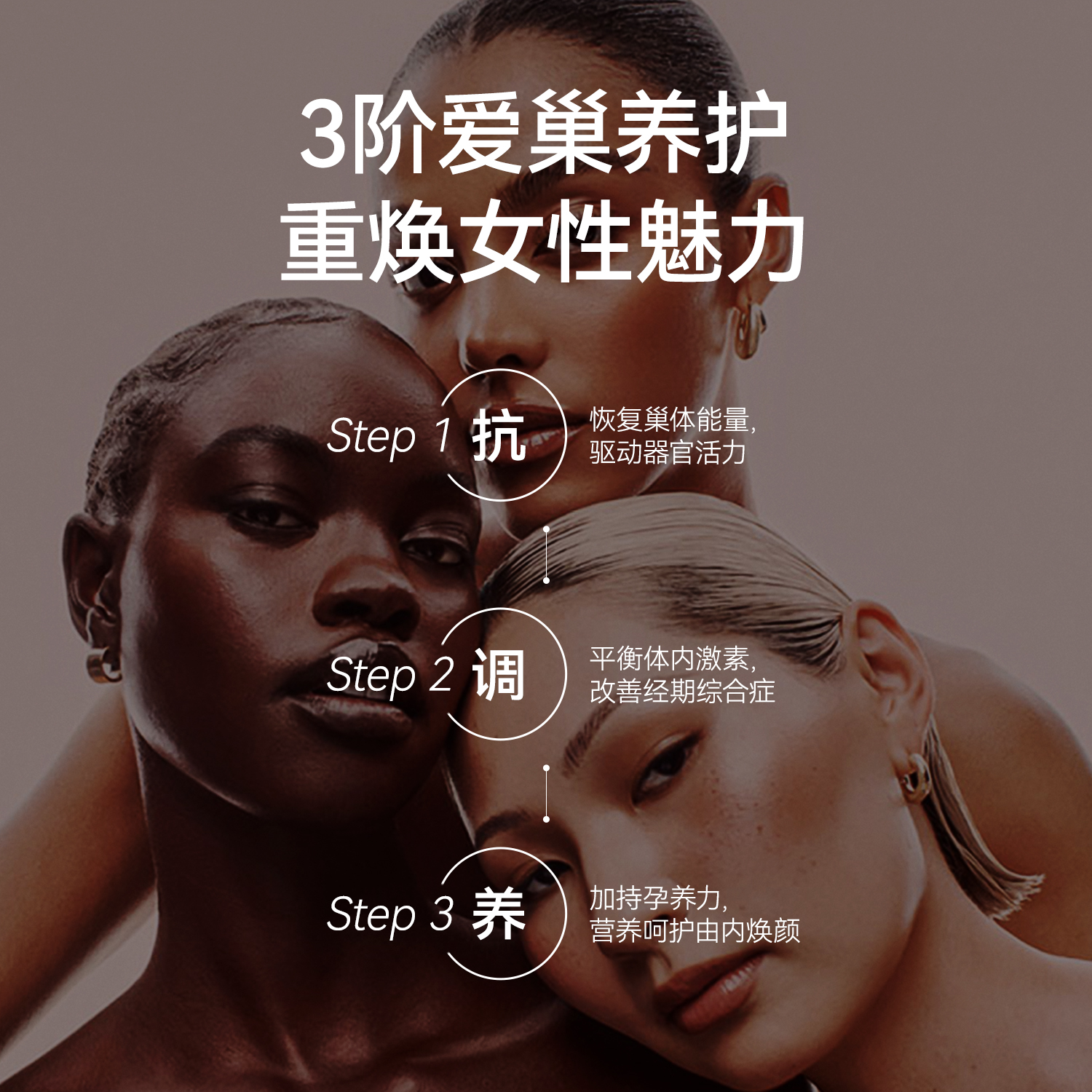 BERLANDES伯蓝黛诗皇家钻石瓶卵巢保养月经不调更年期内分泌失调