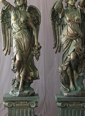 极速吹拉弹唱音乐人雕塑摆件四季天使财富K泉女神欧式人物雕像流