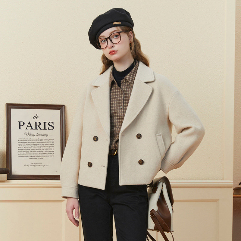 KBNE2025新款气质慵懒夹克上衣秋冬女装长袖短外套小个子百搭外衣,淘宝优惠券,粉丝福利购,淘宝优惠卷