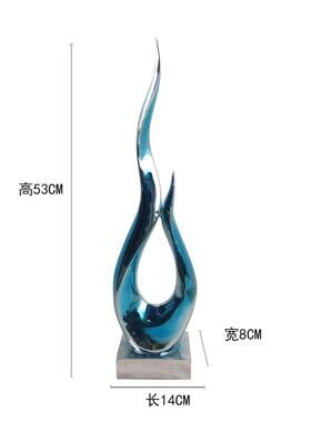 海鲜姿造盘饰酒店菜品小雕塑盘饰点缀现代风格摆件刺身摆盘装饰品