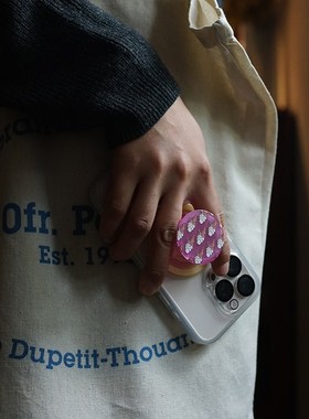 馆里手机气囊磁吸支架 分体式搭配 多色自定义组合 好彩 治愈系