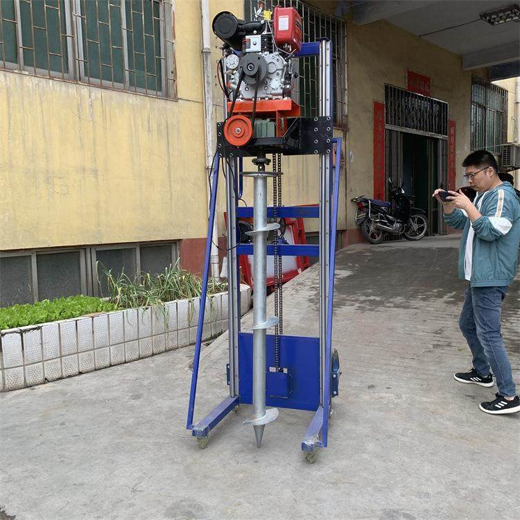 汽油柴油光伏打桩机太阳能支架基础加固钻桩机加厚履带液压钻孔机,淘宝优惠券,粉丝福利购,淘宝优惠卷