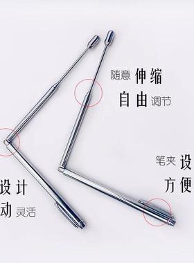 高精度伸缩白金天线寻龙尺双支天线式不锈钢探测棒寻龙点穴
