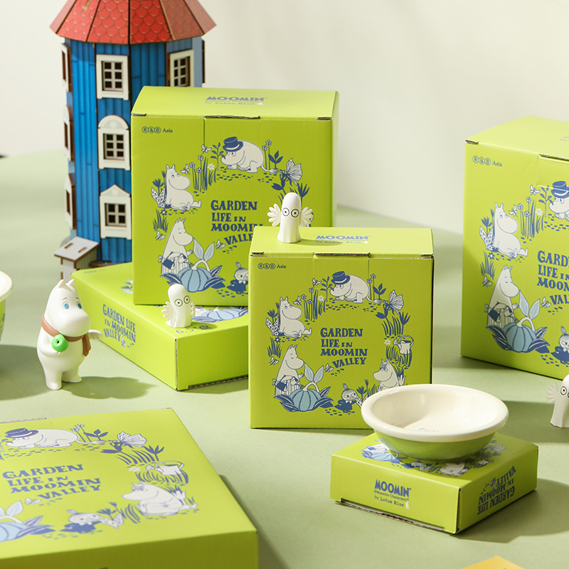 moomin姆明碗女生高颜值可爱餐具套装家用碗盘个人专用吃饭碗高级 - 图3